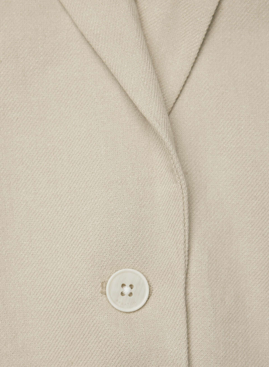 produttore blazer - lino pergamena beige