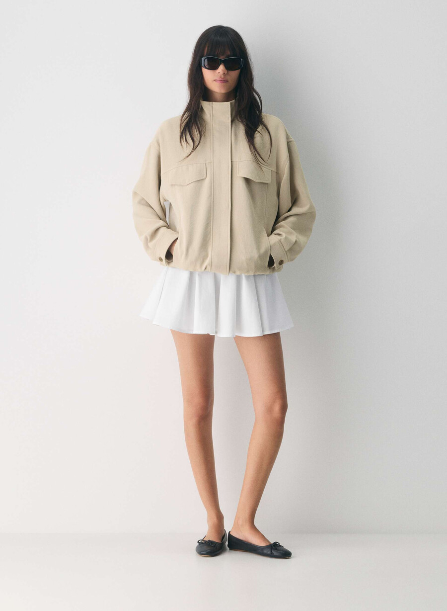 giacca oculus - crepette marcona beige