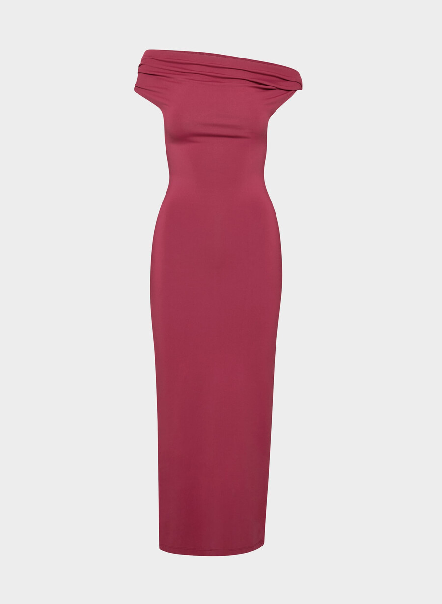 abito lungo originale contour ravish juicy rose
