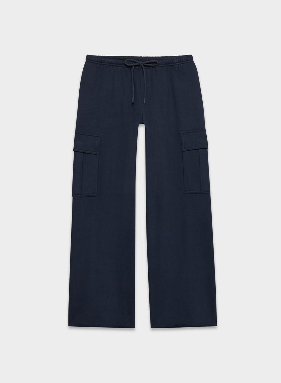 pantaloni da tuta comodi in pile mega cargo flutter admiral