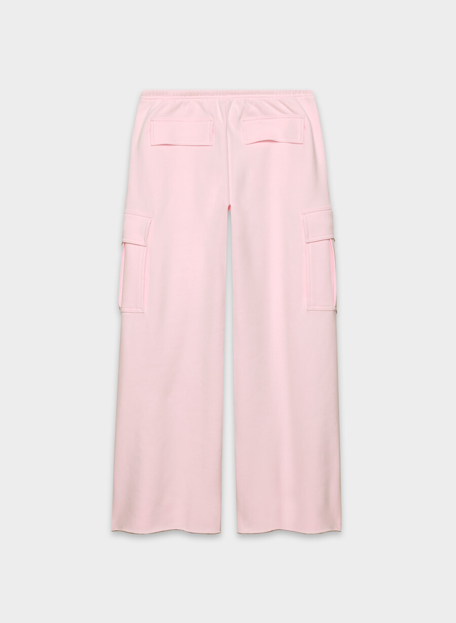 pantaloni della tuta cozy sweatfleece mega cargo flutter villa pink