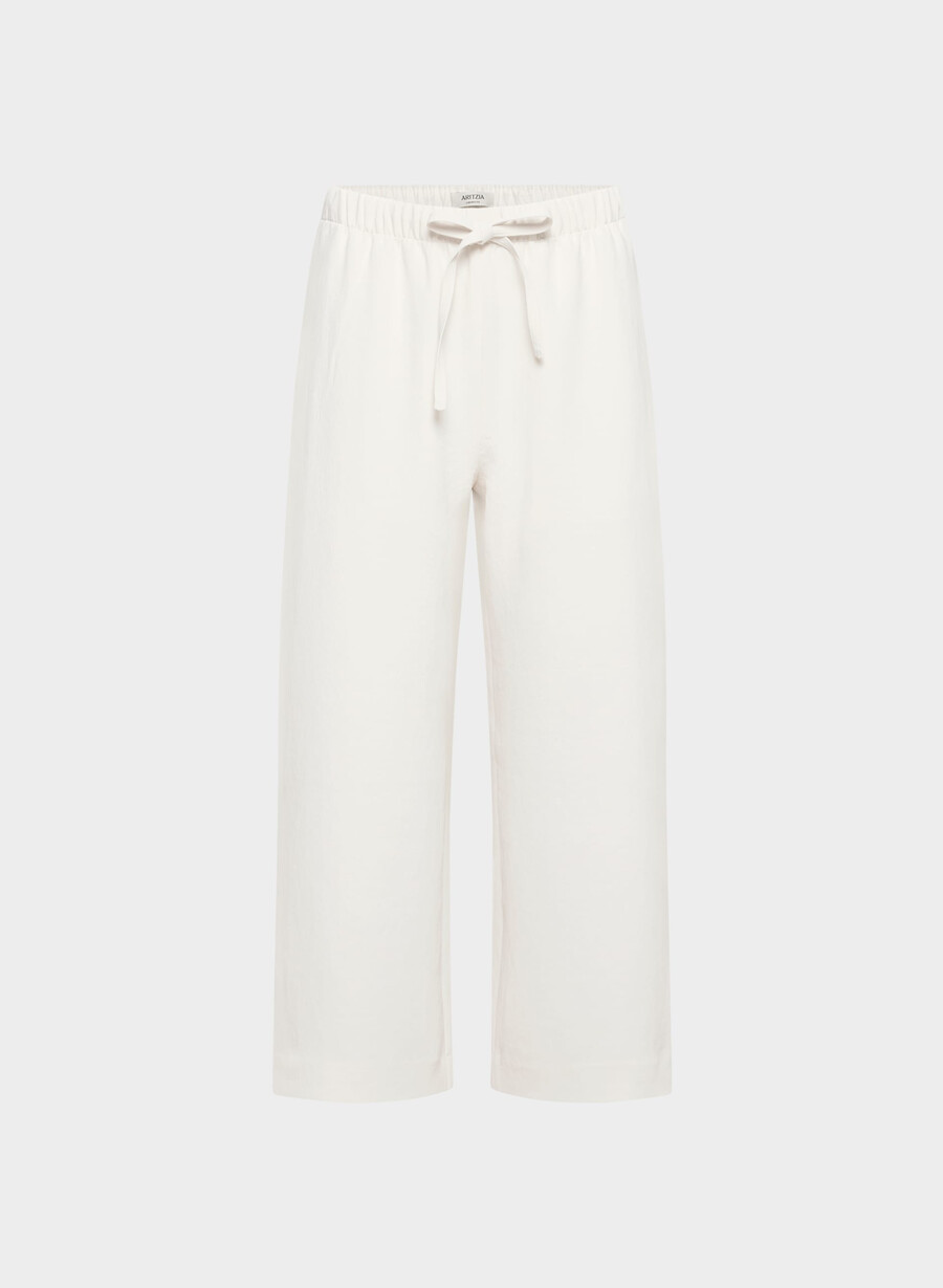 the lodge pant cropped - crepette light birch