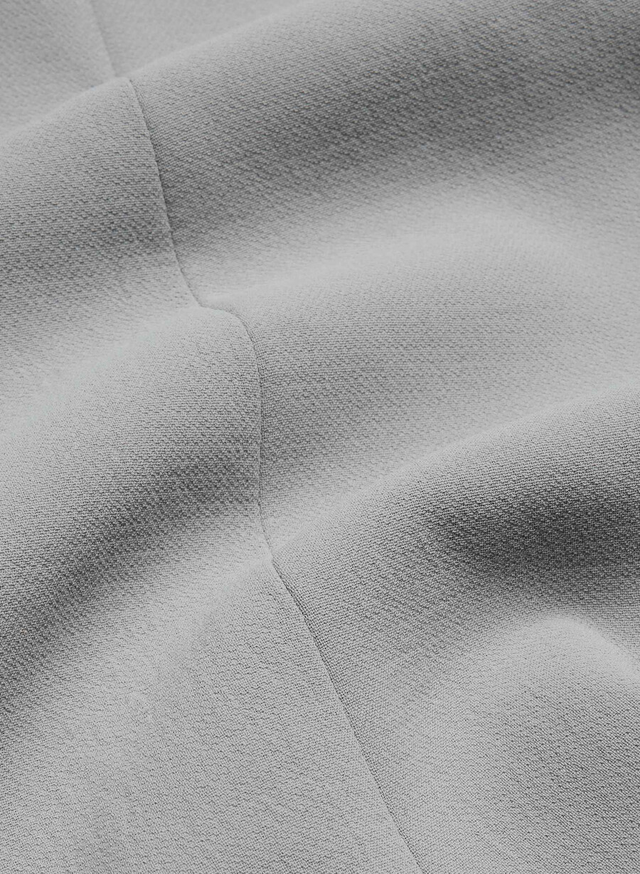 eave dress - crepette riverstone grey