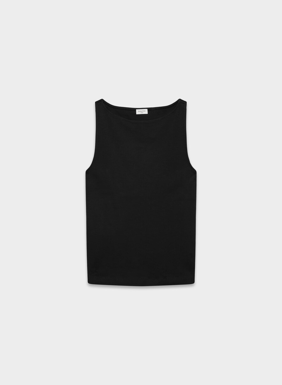 canotta interlock cotton discern nera