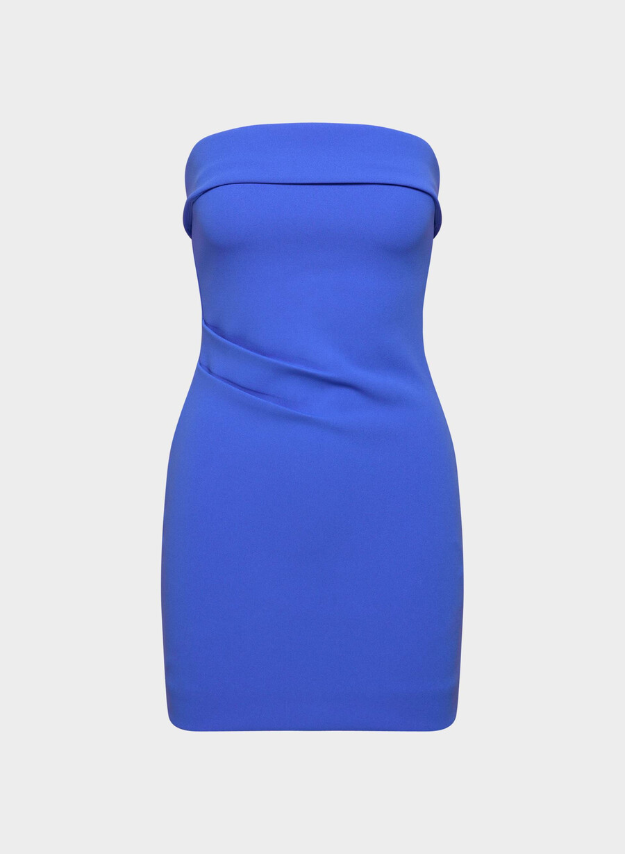 mini abito accattivante figureknit jazz blue
