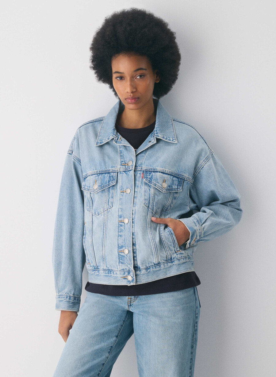 giacca da camionista levis anni 90 soft as butter mid