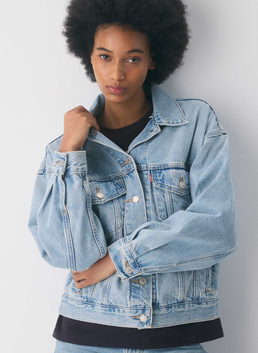 giacca da camionista levis anni 90 soft as butter mid
