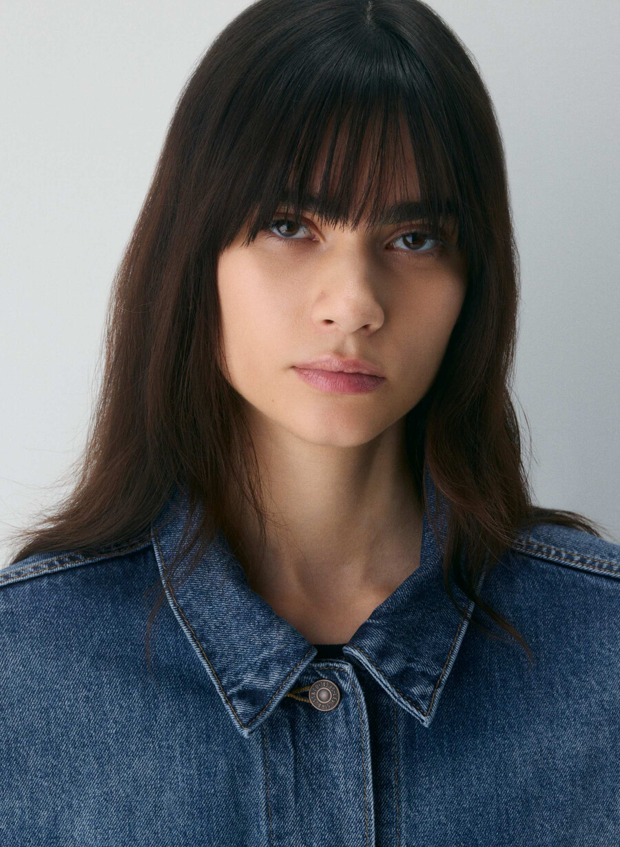 giacca da camionista levis anni 90 dark indaco
