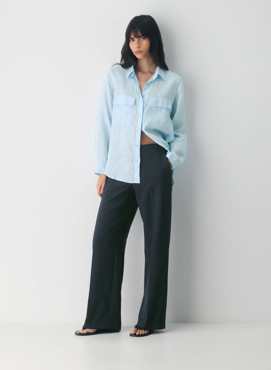 pantaloni parity dark navy