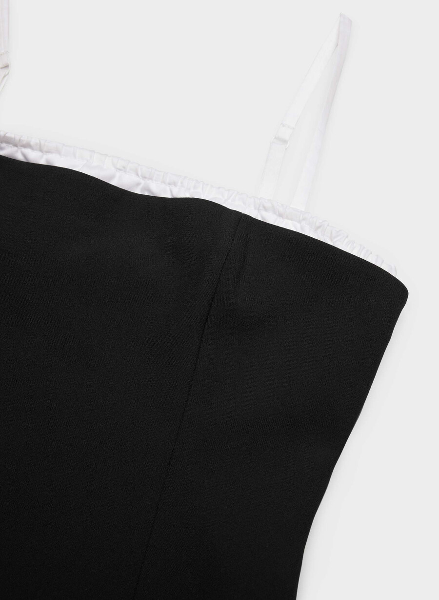 mondrian top - ressential black