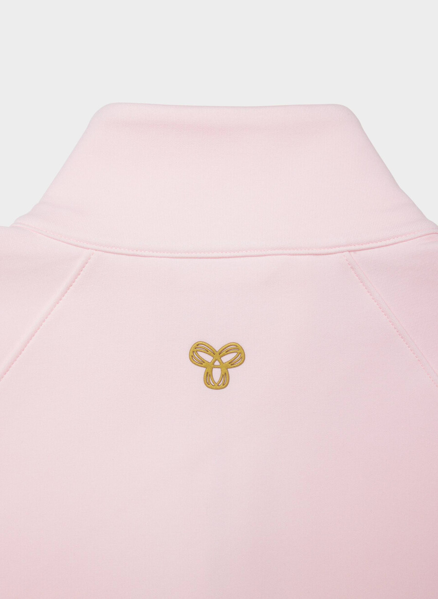 maglione afterfx dash 12 zip villa pink