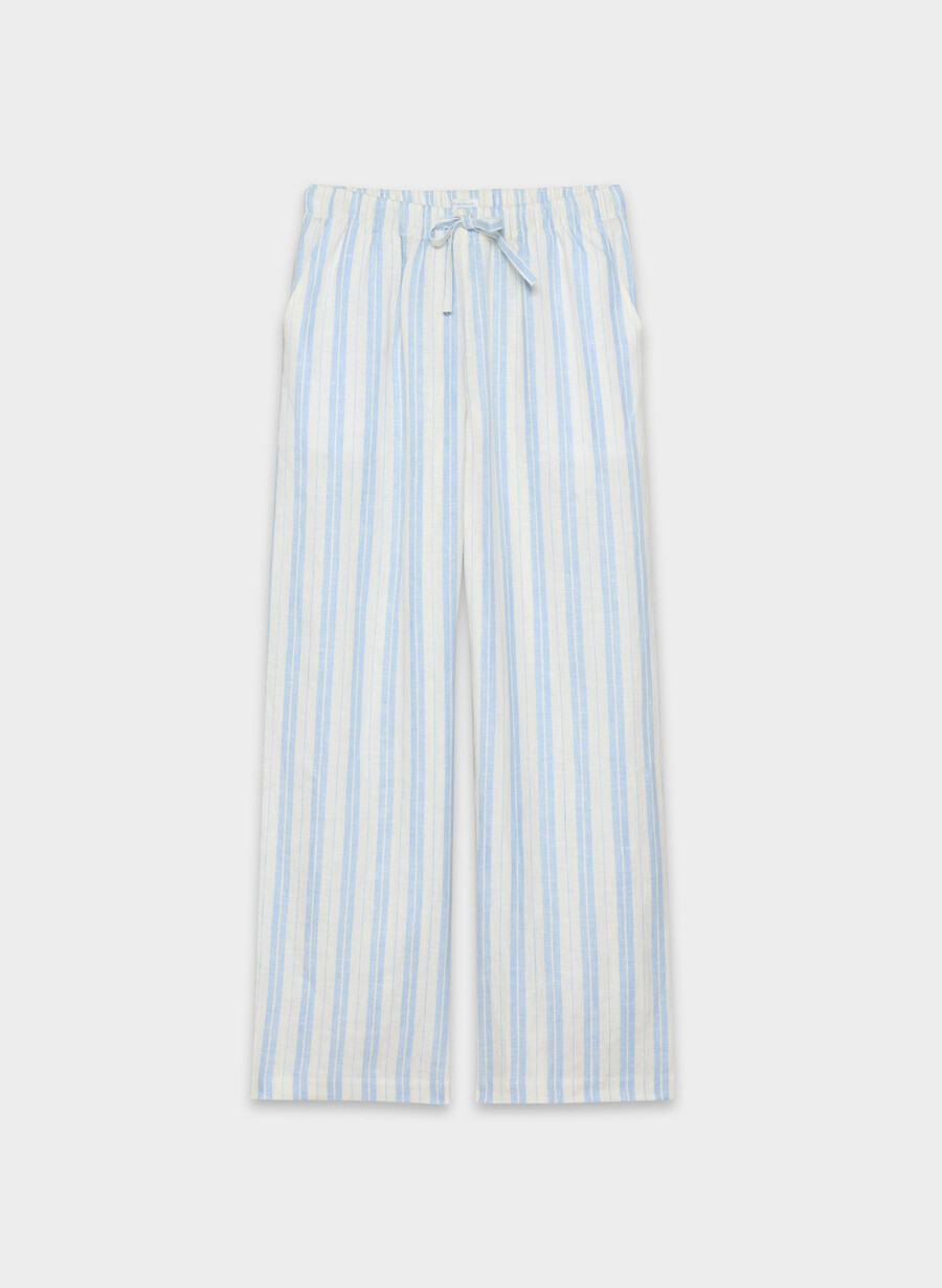 pantaloni in lino sail ls strp ok pstcrd b