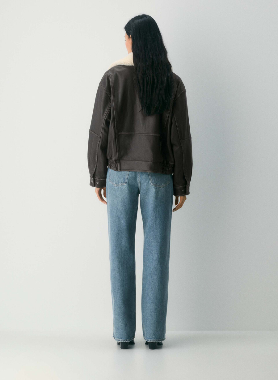 denim forum cleo jeans larghi a vita alta rilassati vintage blu medio