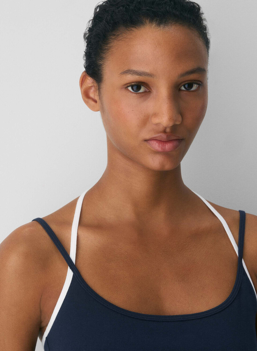 homestretch smooth juke halter top admiralbianco