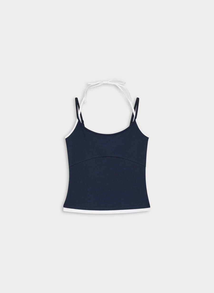homestretch smooth juke halter top admiralbianco