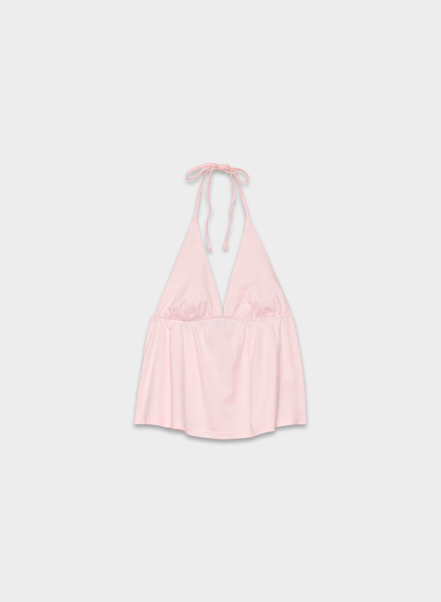 cottonwhisk caro halter villa pink