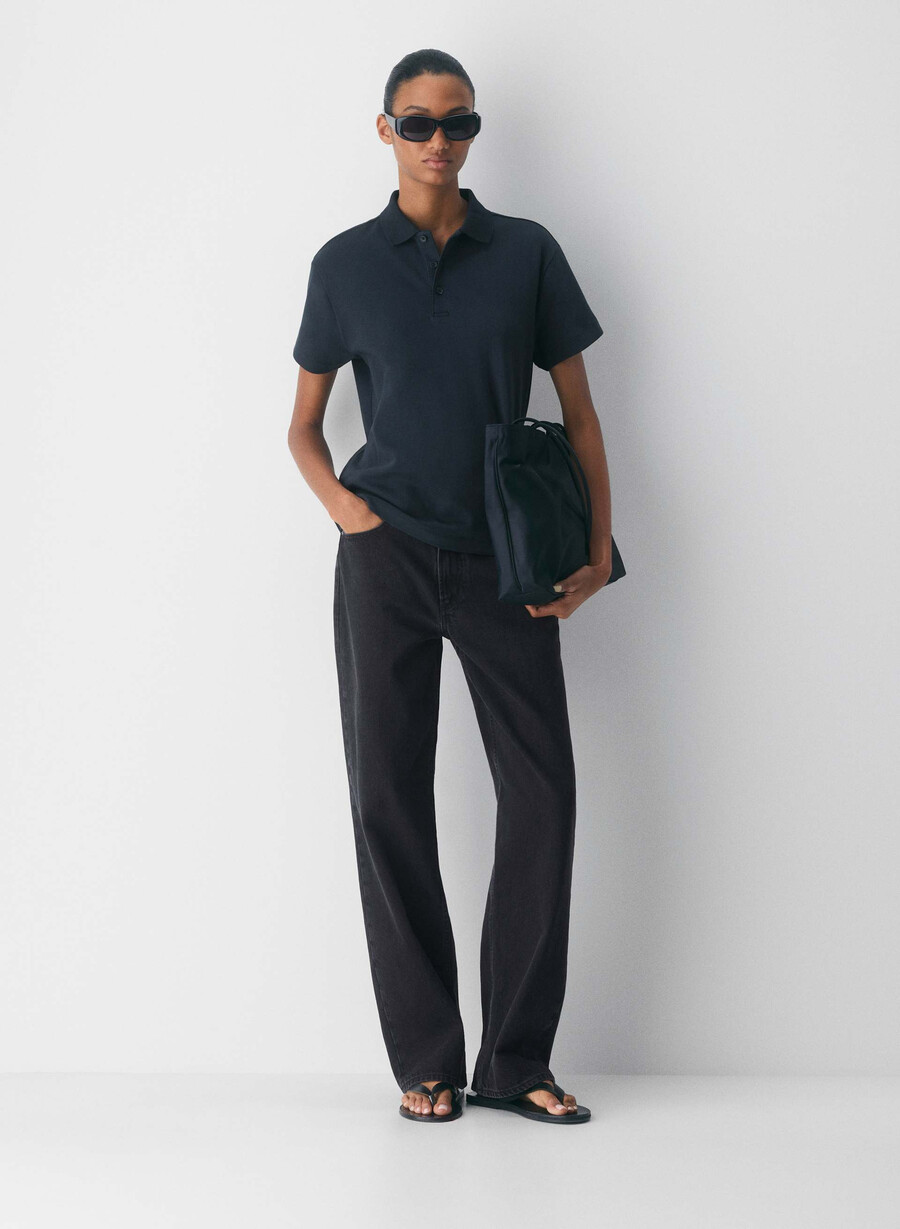 polo consensus in cotone interlock bianco
