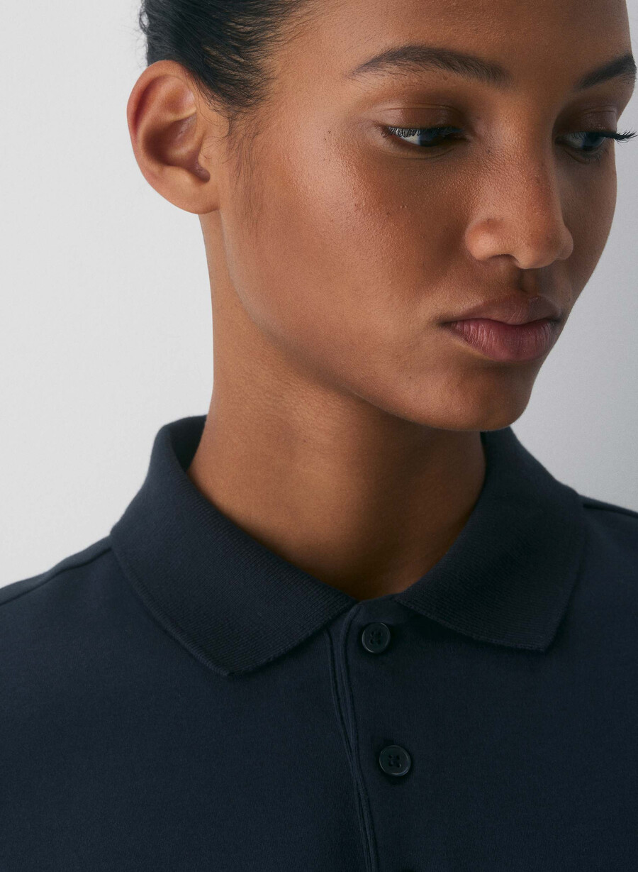 polo consensus in cotone interlock bianco
