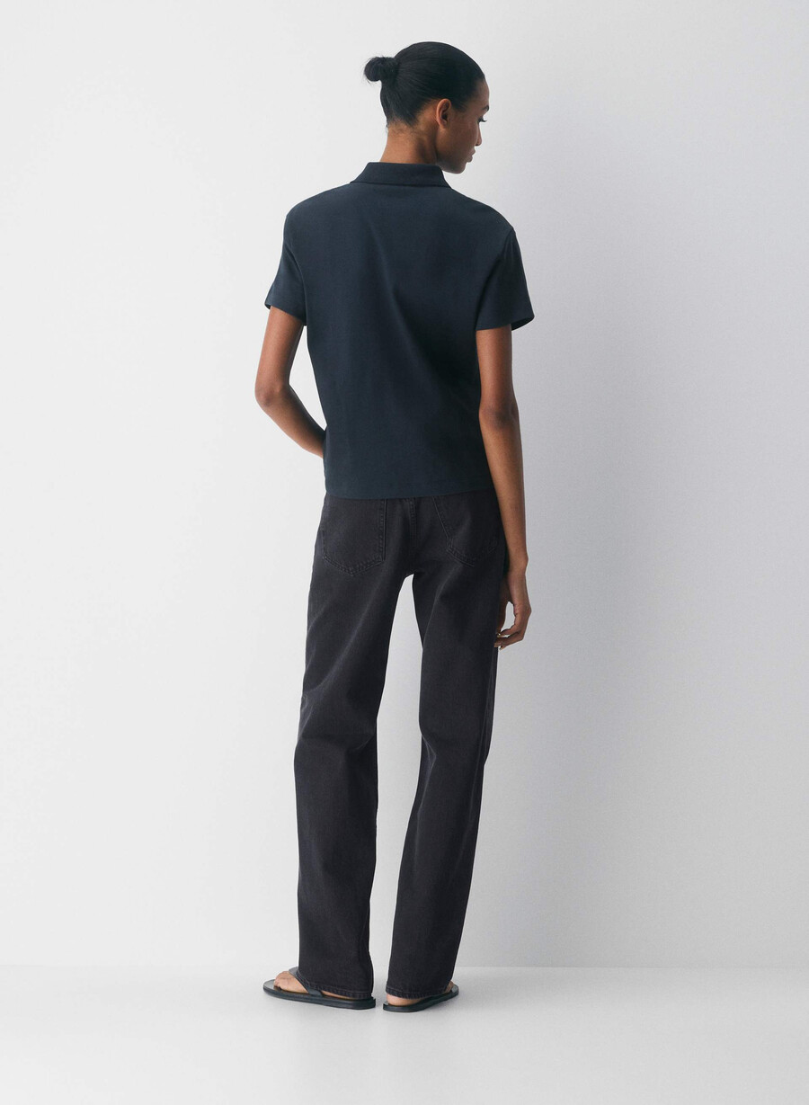 polo consensus in cotone interlock bianco