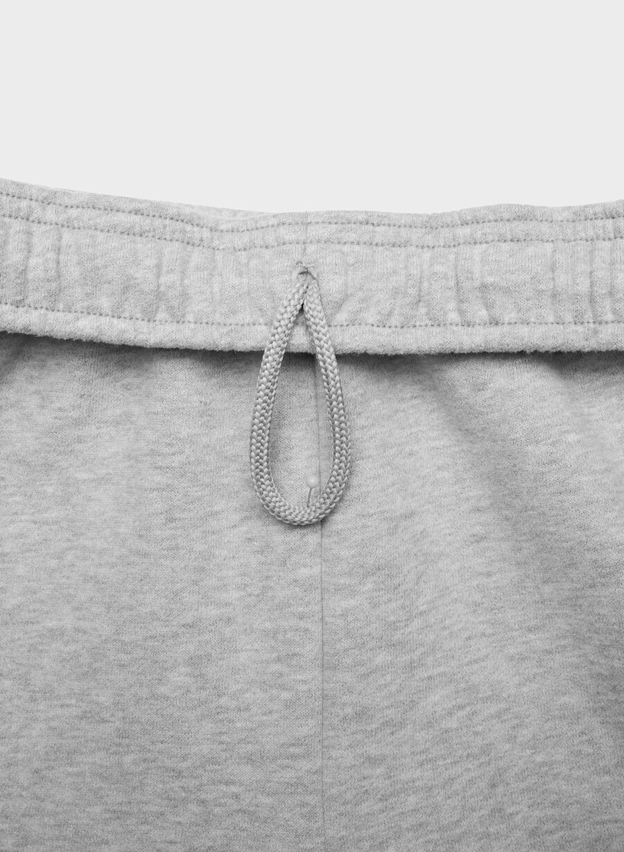 jogger mega balloon in felpa comoda heather chrome