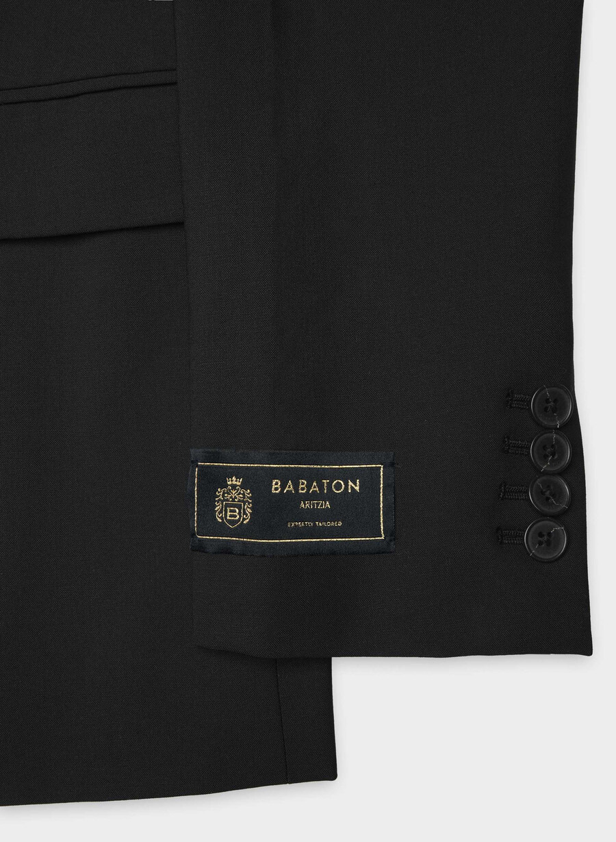 produttore blazer in lana nero