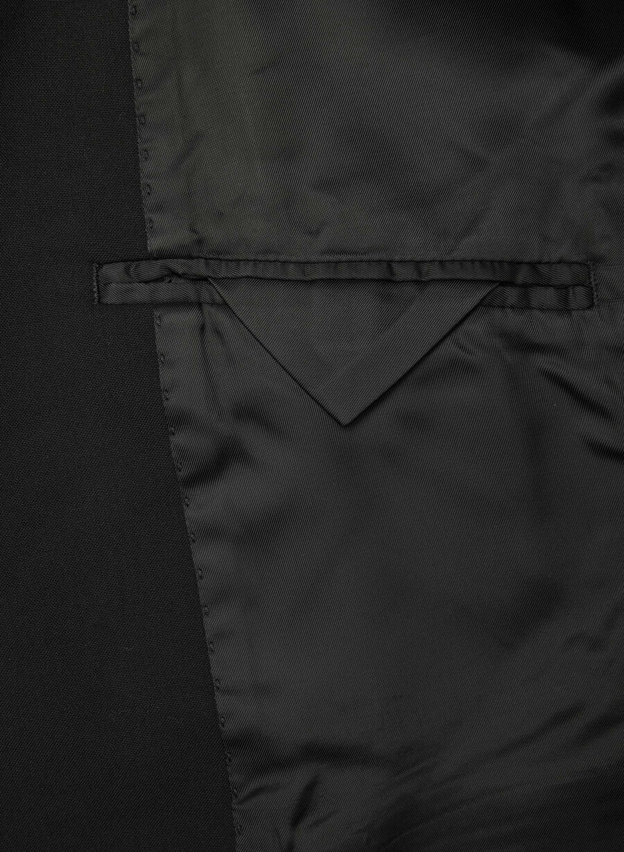 produttore blazer in lana nero