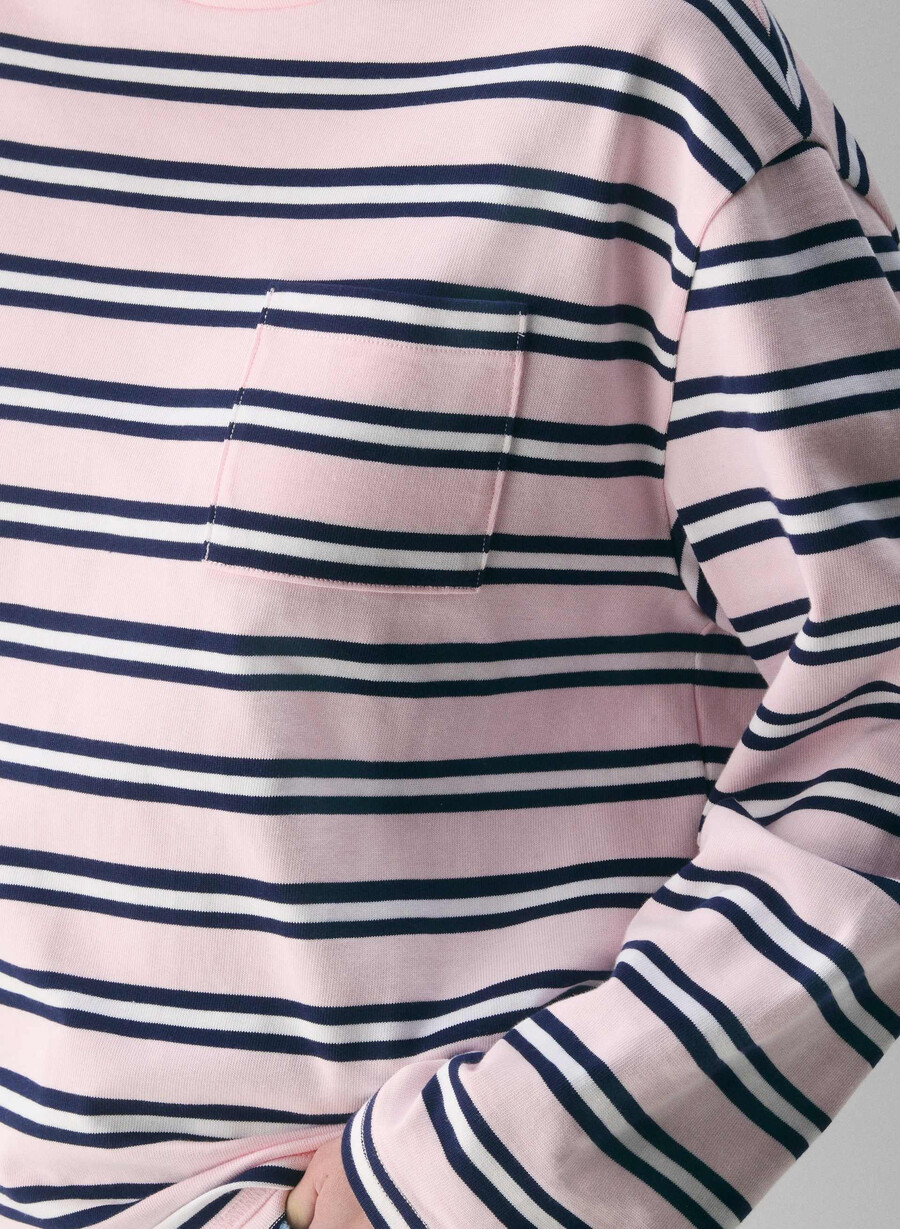 mighty cotton fletch manica lunga villa pink admiral