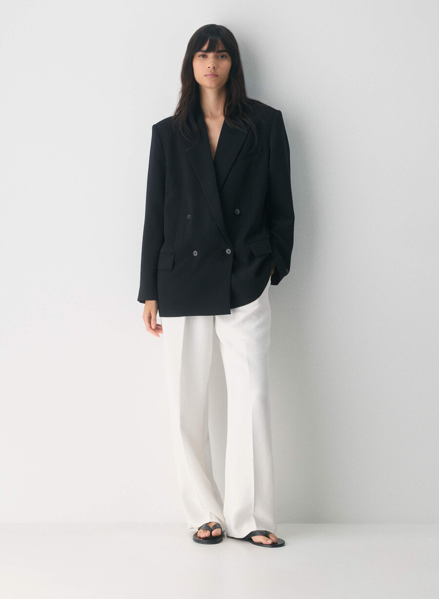garret blazer - crepette nero