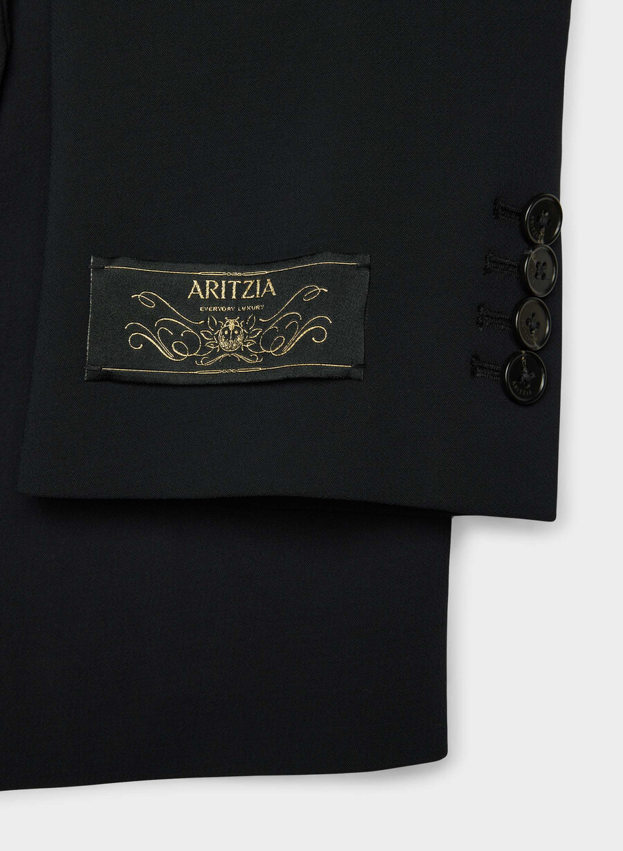garret blazer - crepette nero