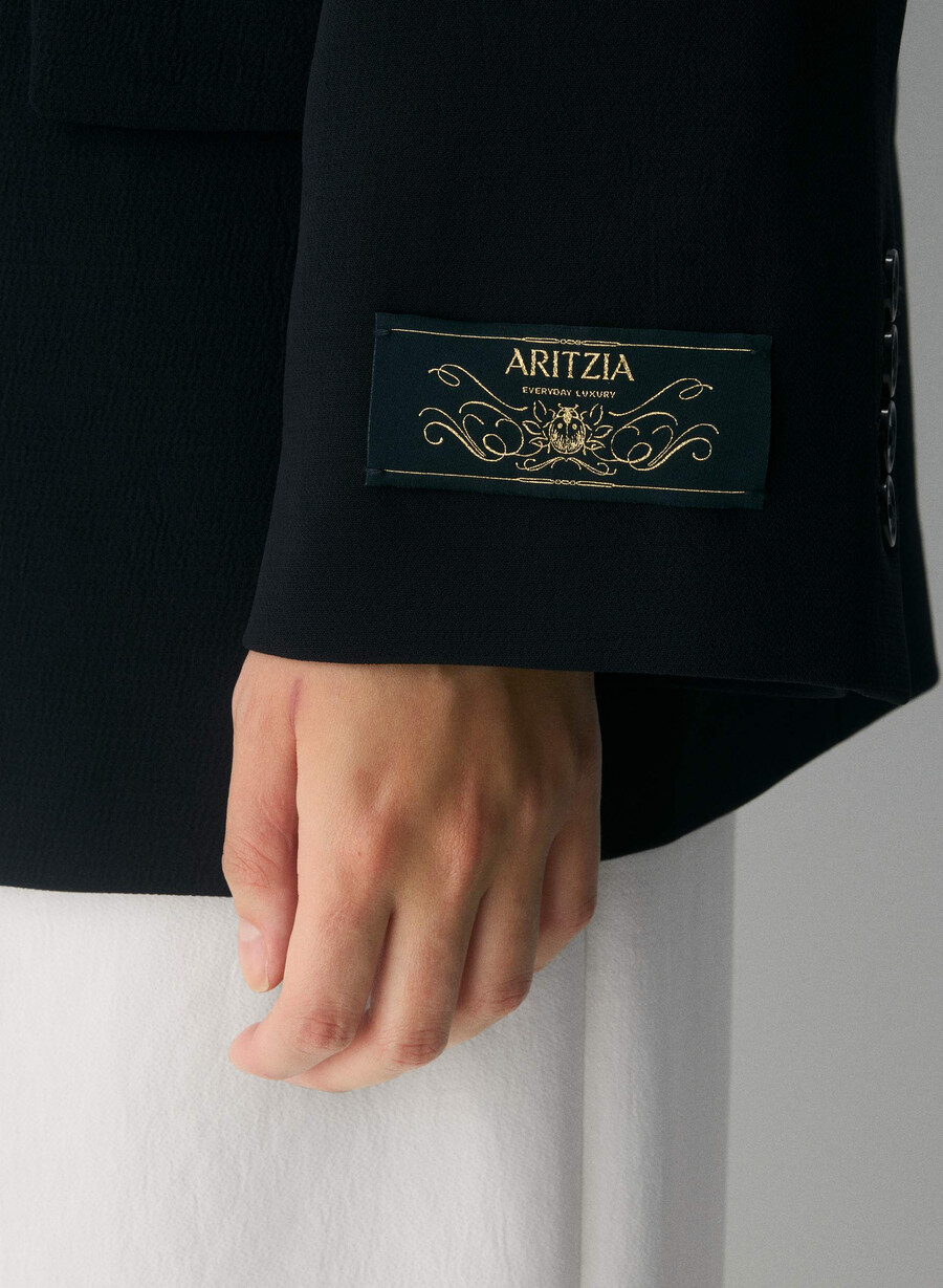 garret blazer - crepette nero