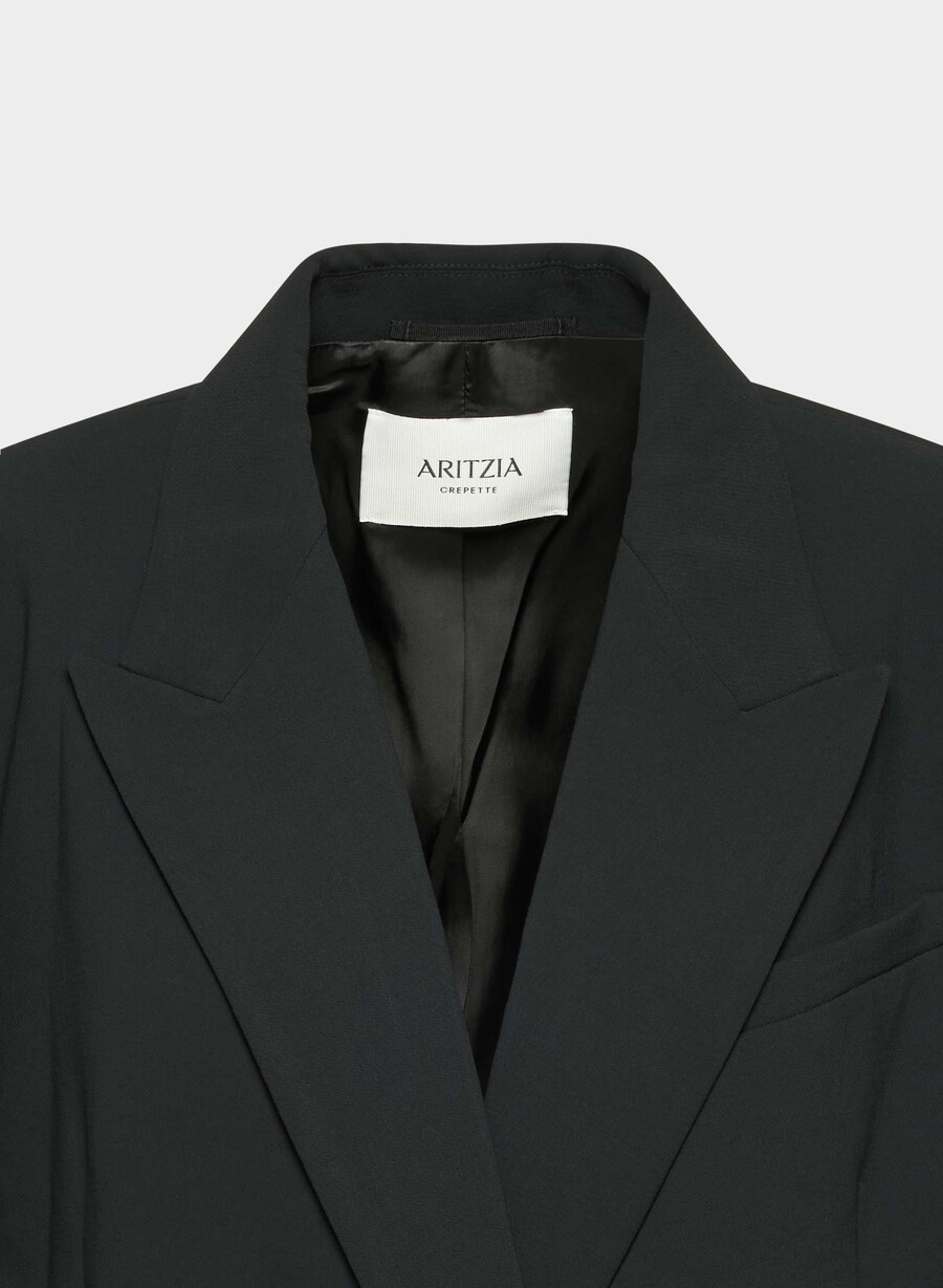 garret blazer - crepette nero
