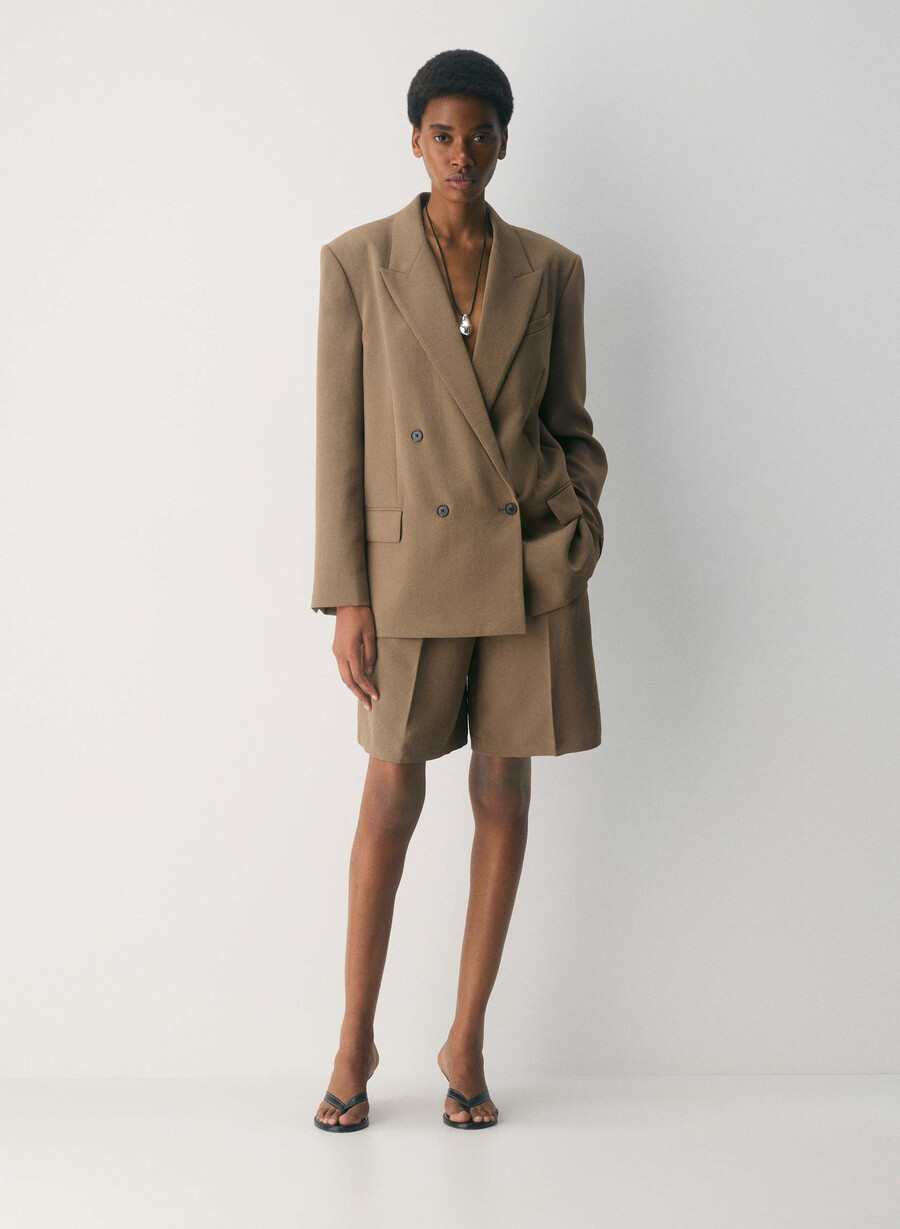 blazer garret - crepette folio marrone