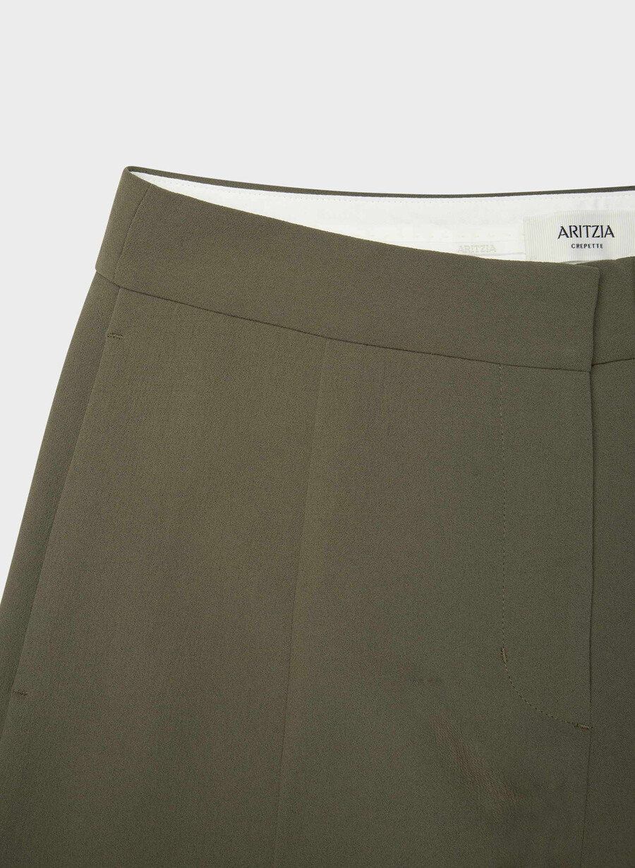 pantaloni helix barrel - crepette oliva scura