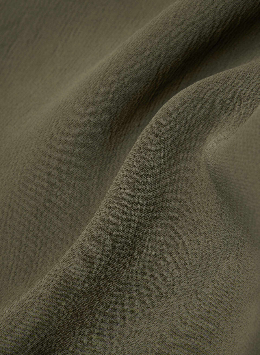 pantaloni helix barrel - crepette oliva scura