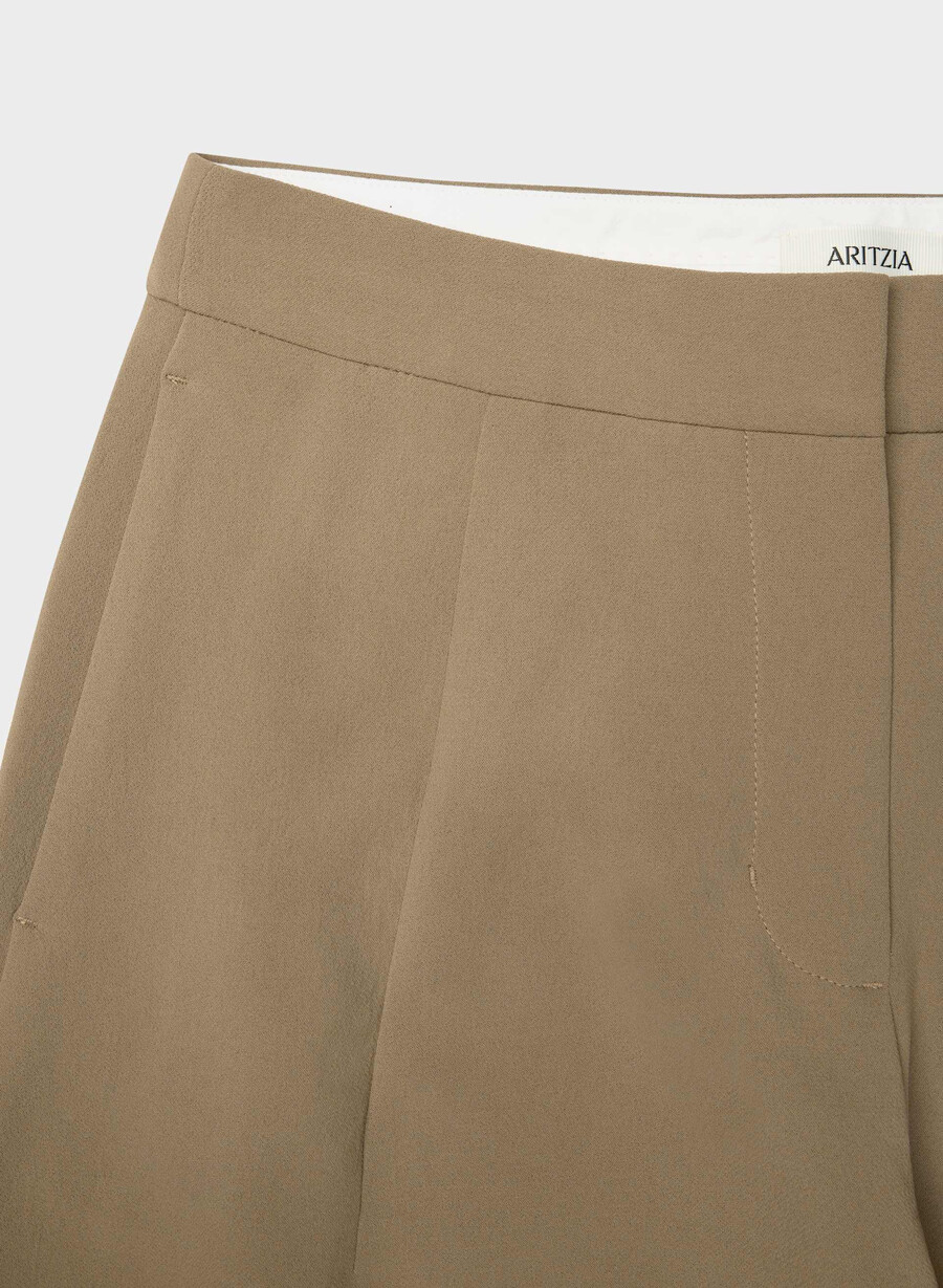 pantaloni helix barrel - crepette folio marrone