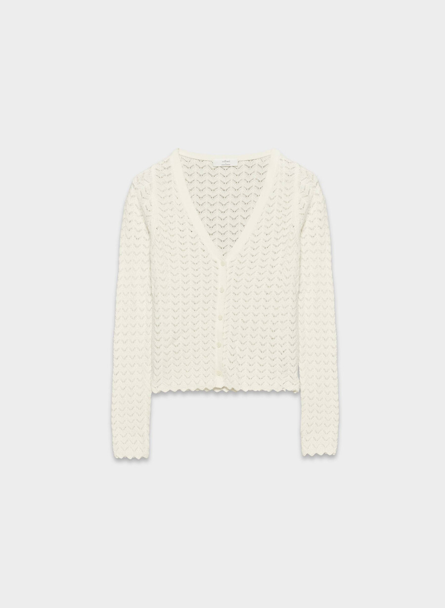 cardigan cotton charm create betulla chiara