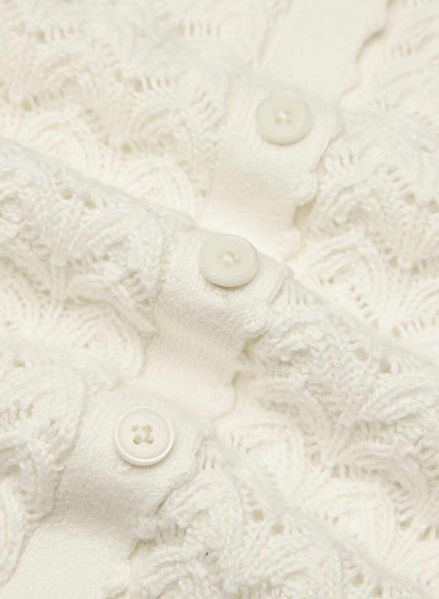 cardigan cotton charm prelusion betulla chiara