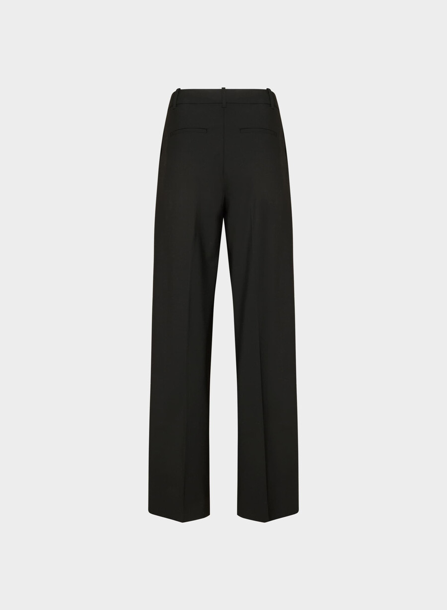 the effortless pant lana nero