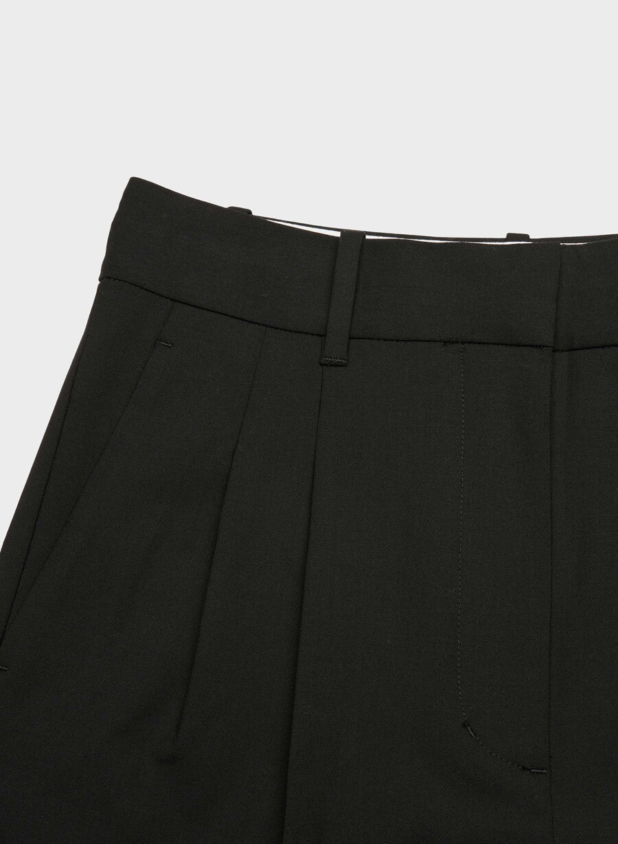 the effortless pant lana nero