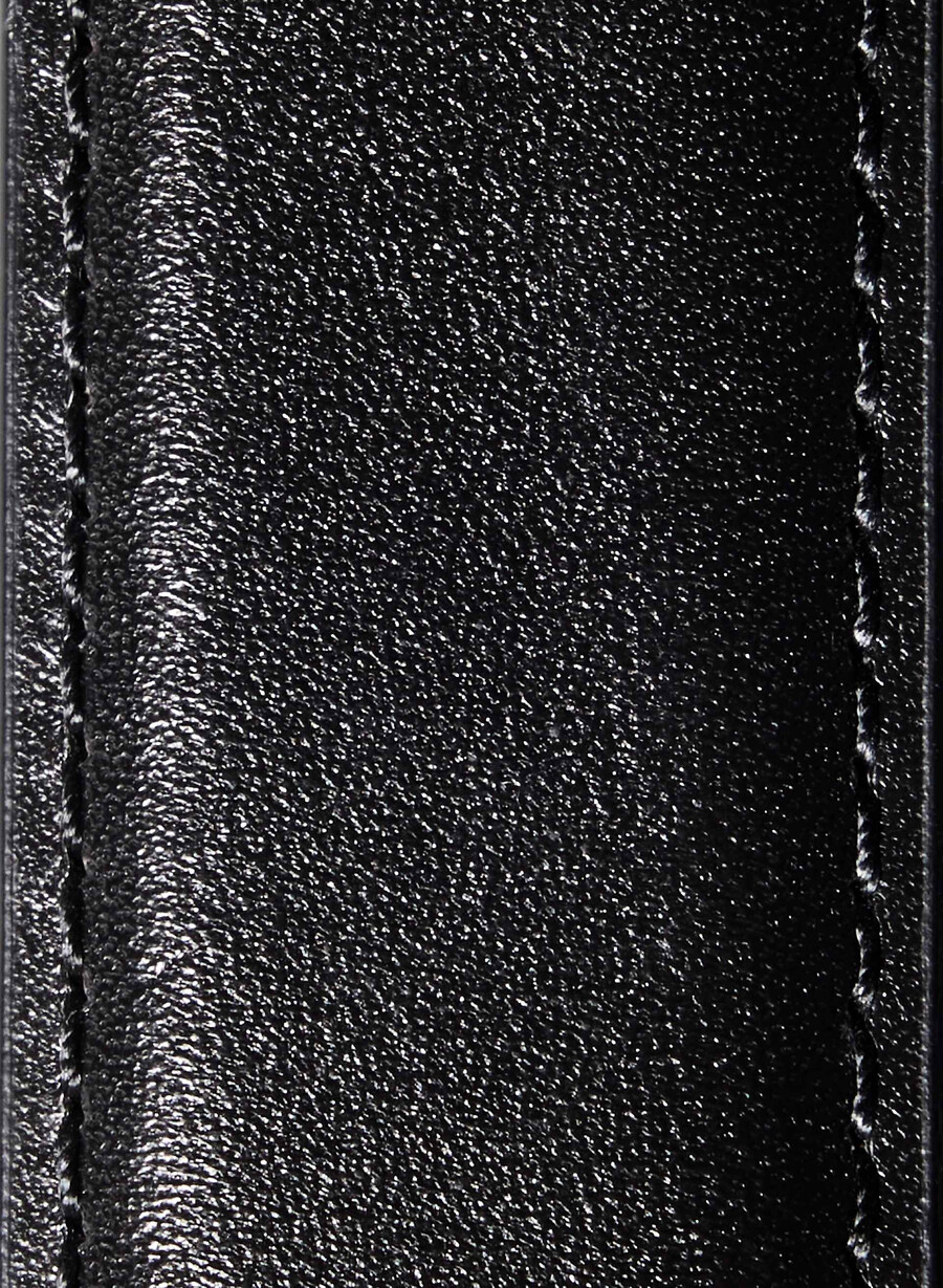 cintura leggendaria in pelle di ottone massiccio neroargento