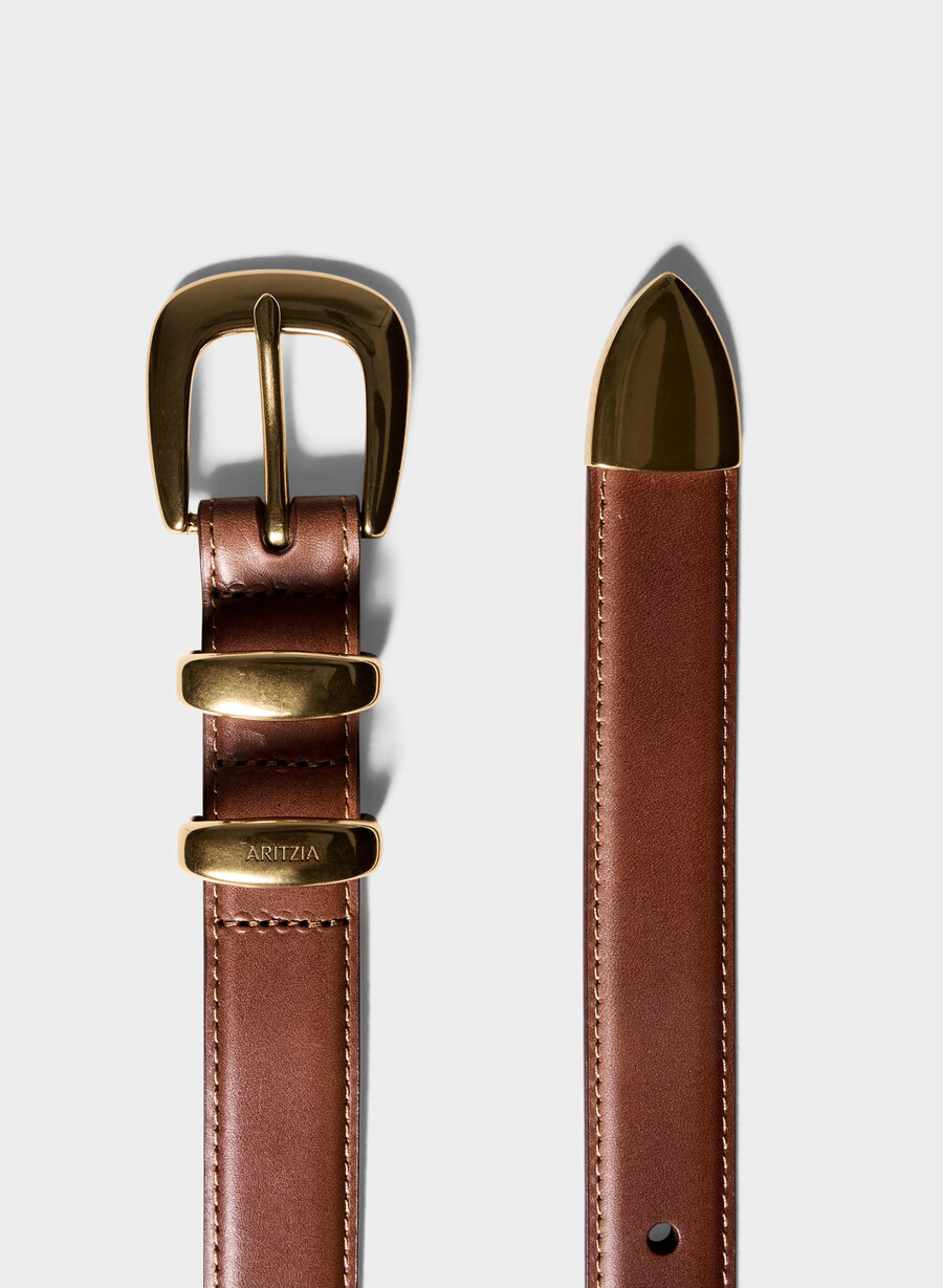cintura leggendaria in pelle di ottone massiccio marrone terra dombraoro