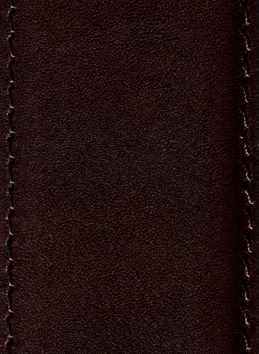 cintura larga in pelle di ottone massiccio leggendaria manor brown gold