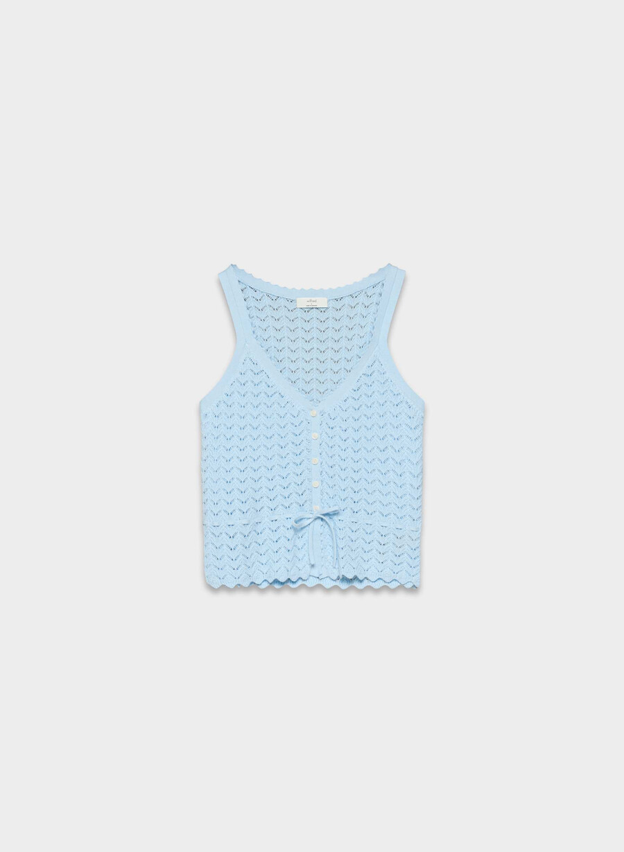 top semantico cotton charm villa blue