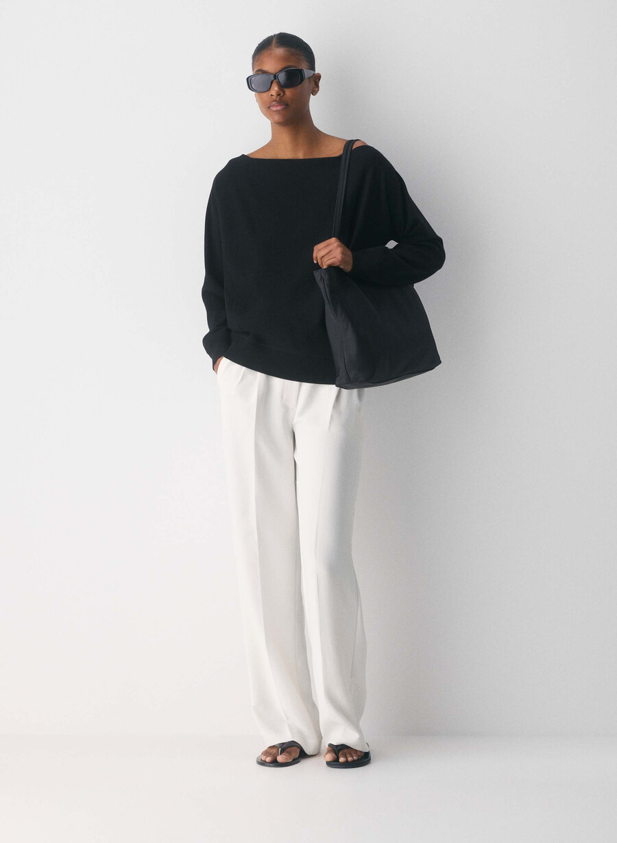 maglione ispiratore - wonder yarn nero