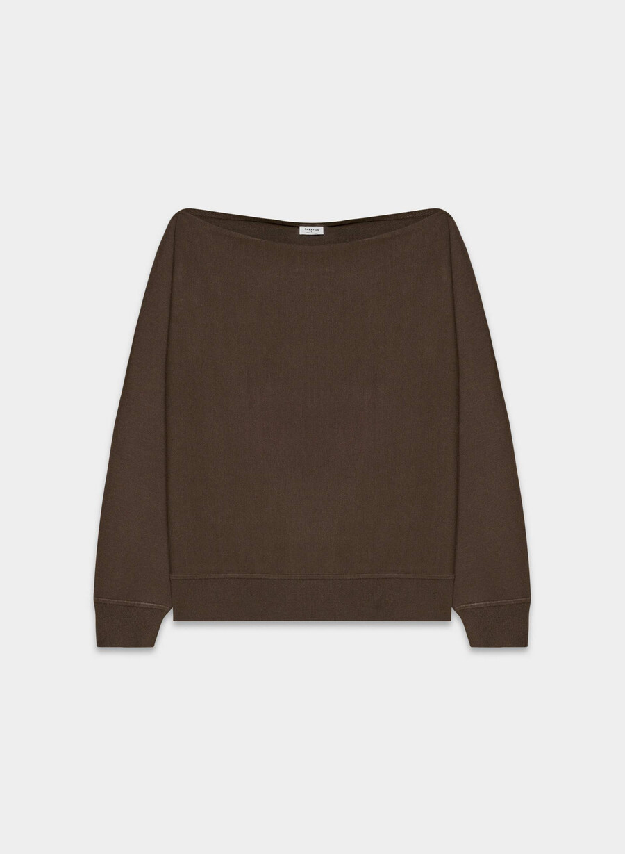 maglione ispiratore - wonder yarn rich mocha brown