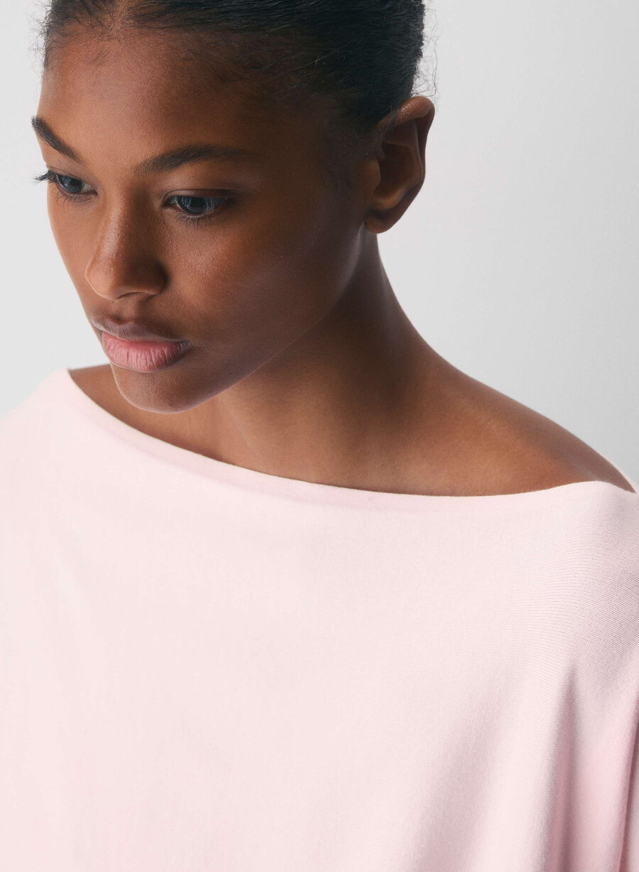 maglione ispiratore - wonder yarn villa pink