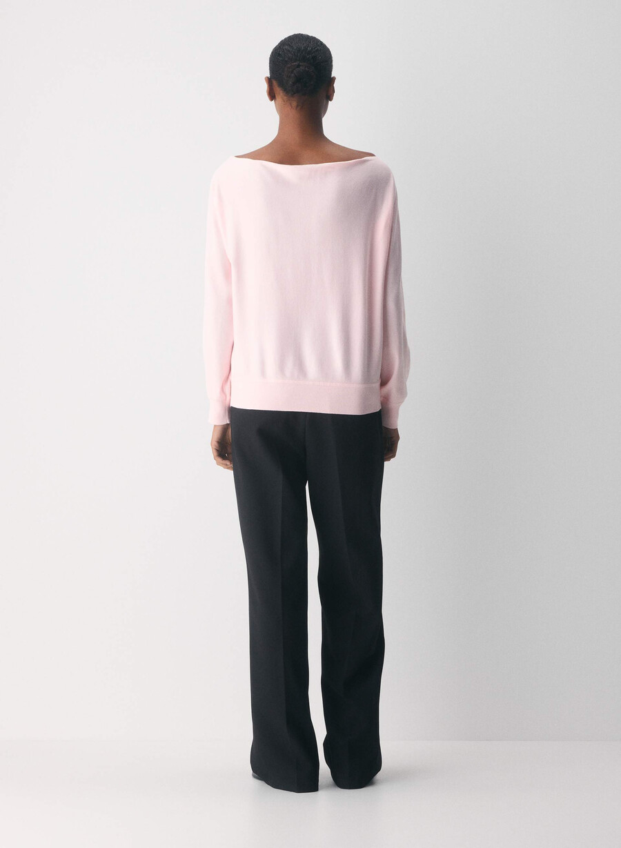 maglione ispiratore - wonder yarn villa pink