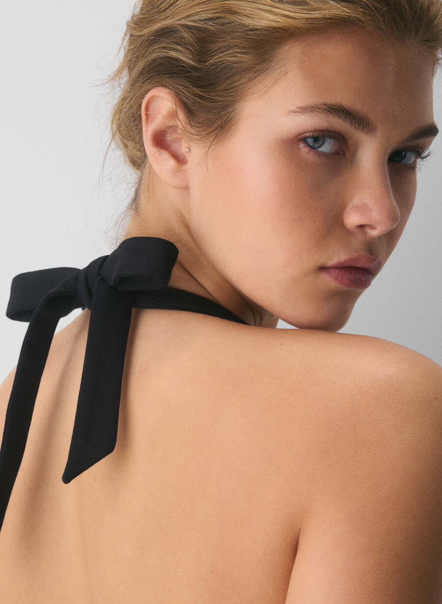 top con scollo allamericana casual contour optimum nero