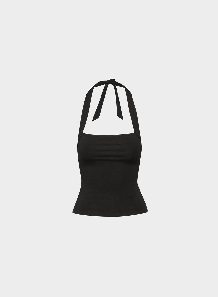top con scollo allamericana casual contour optimum nero