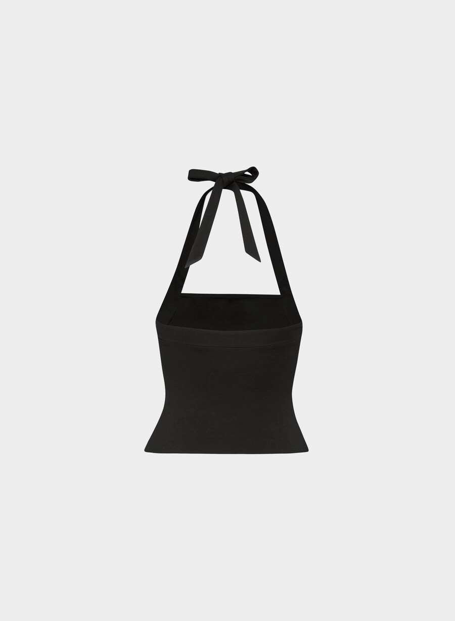 top con scollo allamericana casual contour optimum nero